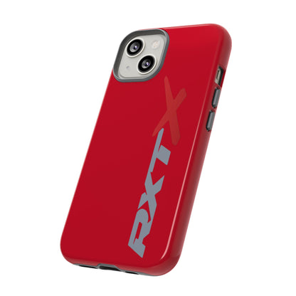 RXTX Tough Phone Case Protective Cover - iPhone Samsung Google Pixel Red