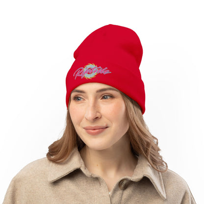 Riptide Knit Beanie — Embroidered Winter Hat