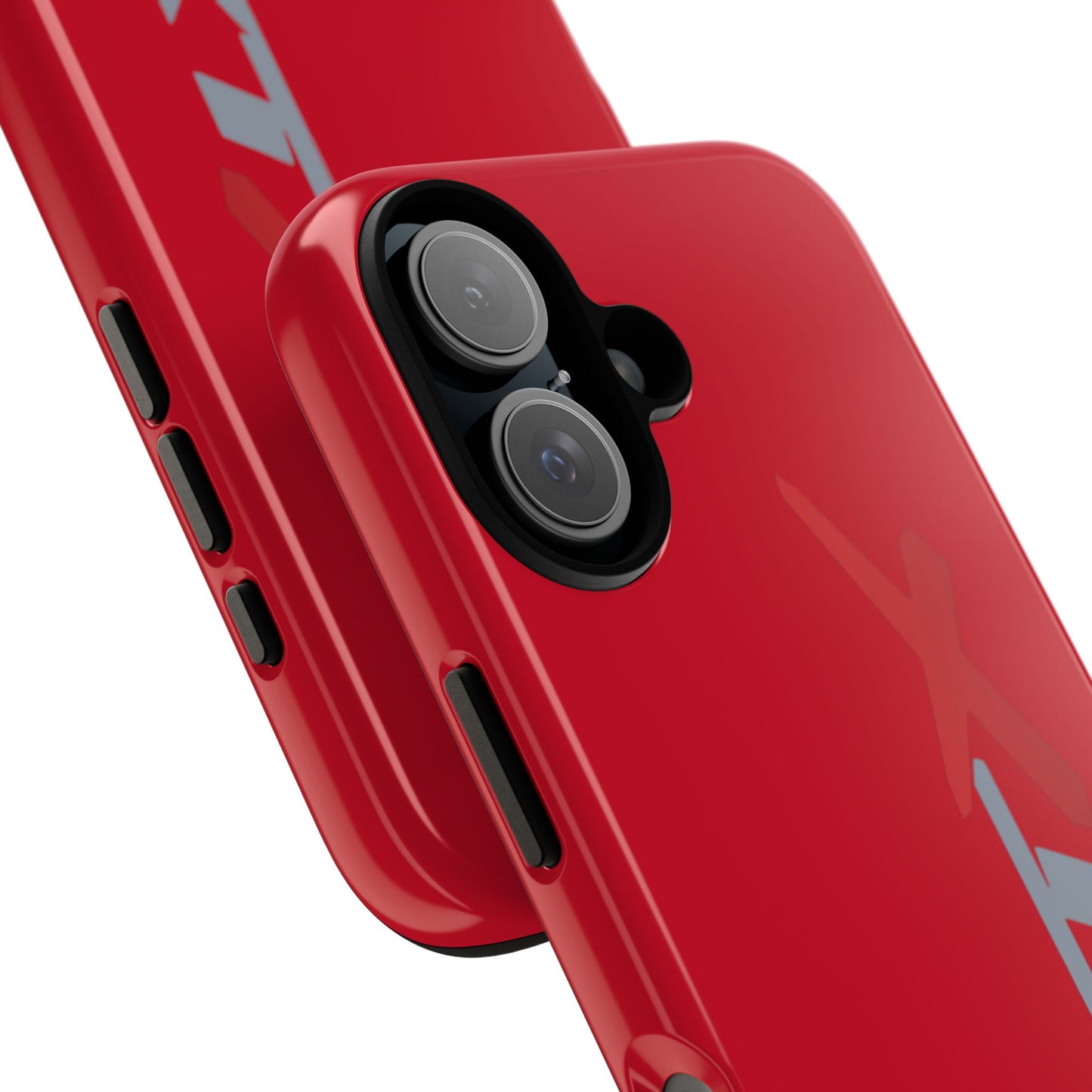 RXTX Tough Phone Case Protective Cover - iPhone Samsung Google Pixel Red