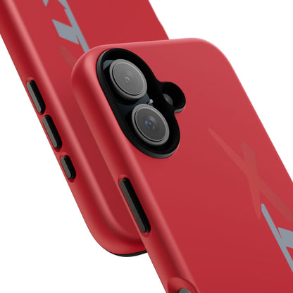 RXTX Tough Phone Case Protective Cover - iPhone Samsung Google Pixel Red