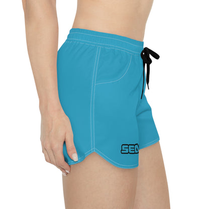 SeaDoo Performance Swim Shorts Women's Beach Riding Shorts Turquoise