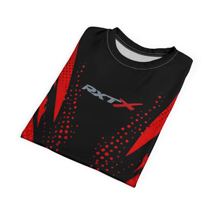 SeaDoo RXTX X-Team Cyber Racing Dri Fit Tee — Red & Black All-Over Print