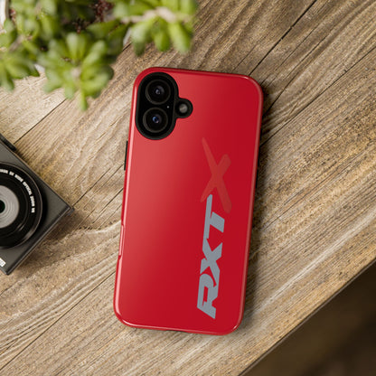 RXTX Tough Phone Case Protective Cover - iPhone Samsung Google Pixel Red