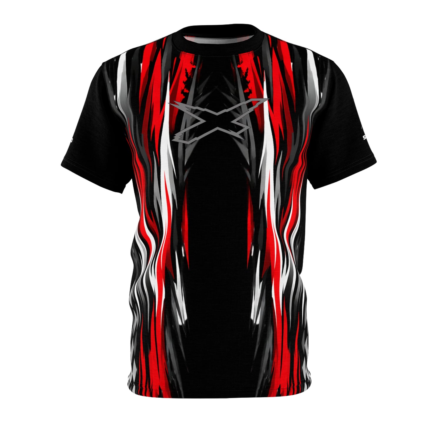 SeaDoo X-Team Racing Graphic Tee — Red & Black All-Over Print