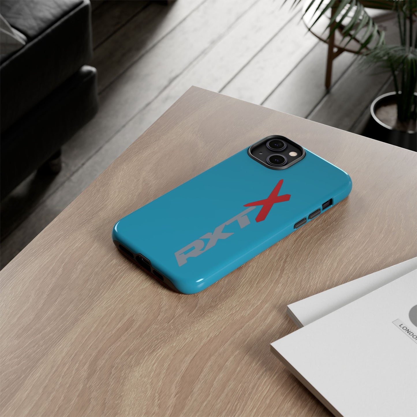RXTX Tough Phone Case Protective Cover - iPhone Samsung Google Pixel Turquoise