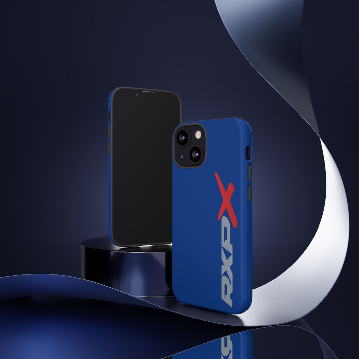 RXPX Tough Phone Case Protective Cover - iPhone Samsung Google Pixel - Dark Blue
