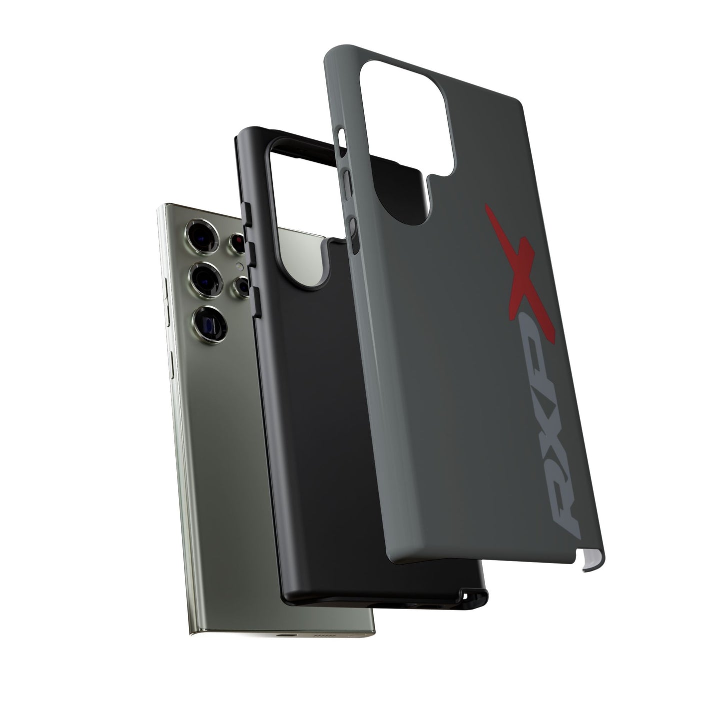 RXPX Tough Phone Case Protective Cover - iPhone Samsung Google Pixel - Grey