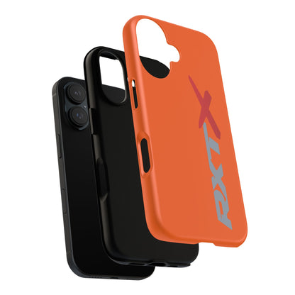 RXTX Tough Phone Case Protective Cover - iPhone Samsung Google Pixel Orange