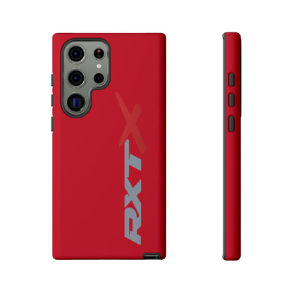 RXTX Tough Phone Case Protective Cover - iPhone Samsung Google Pixel Red