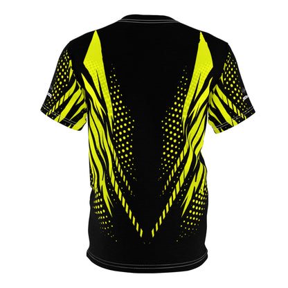SeaDoo RXPX X-Team Cyber Racing Dri Fit Tee — Manta Green & Black All-Over Print