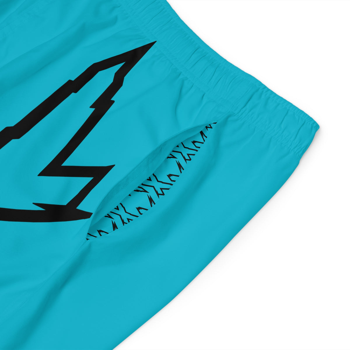 Men's X-Team Performance Board Shorts Loud— Beach Swim Trunks Turquoise