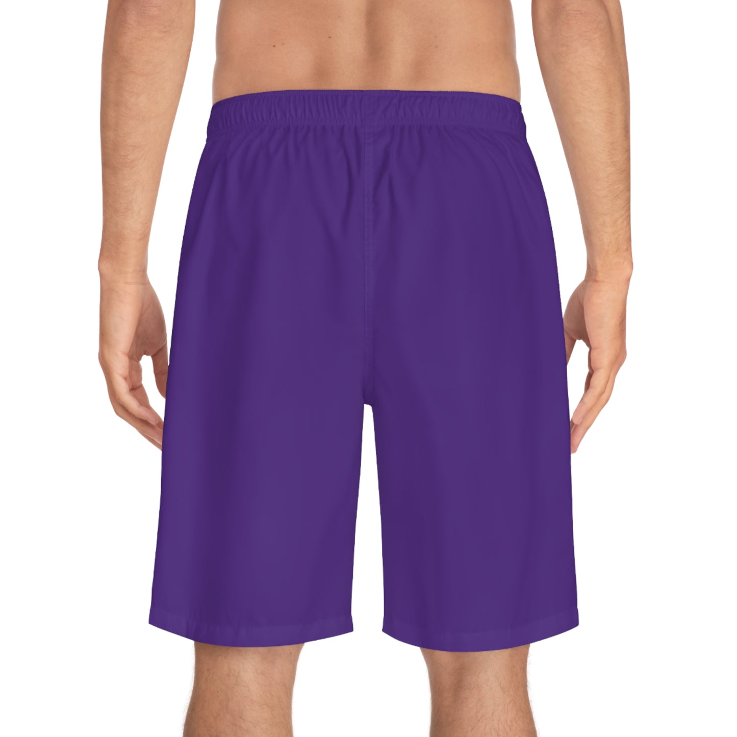 Men's X-Team Performance Board Shorts — Beach Swim Trunks Purple