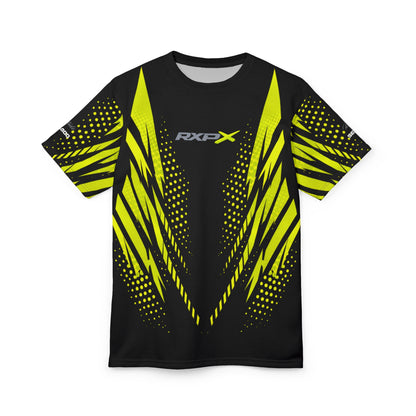 SeaDoo RXPX X-Team Cyber Racing Dri Fit Tee — Manta Green & Black All-Over Print