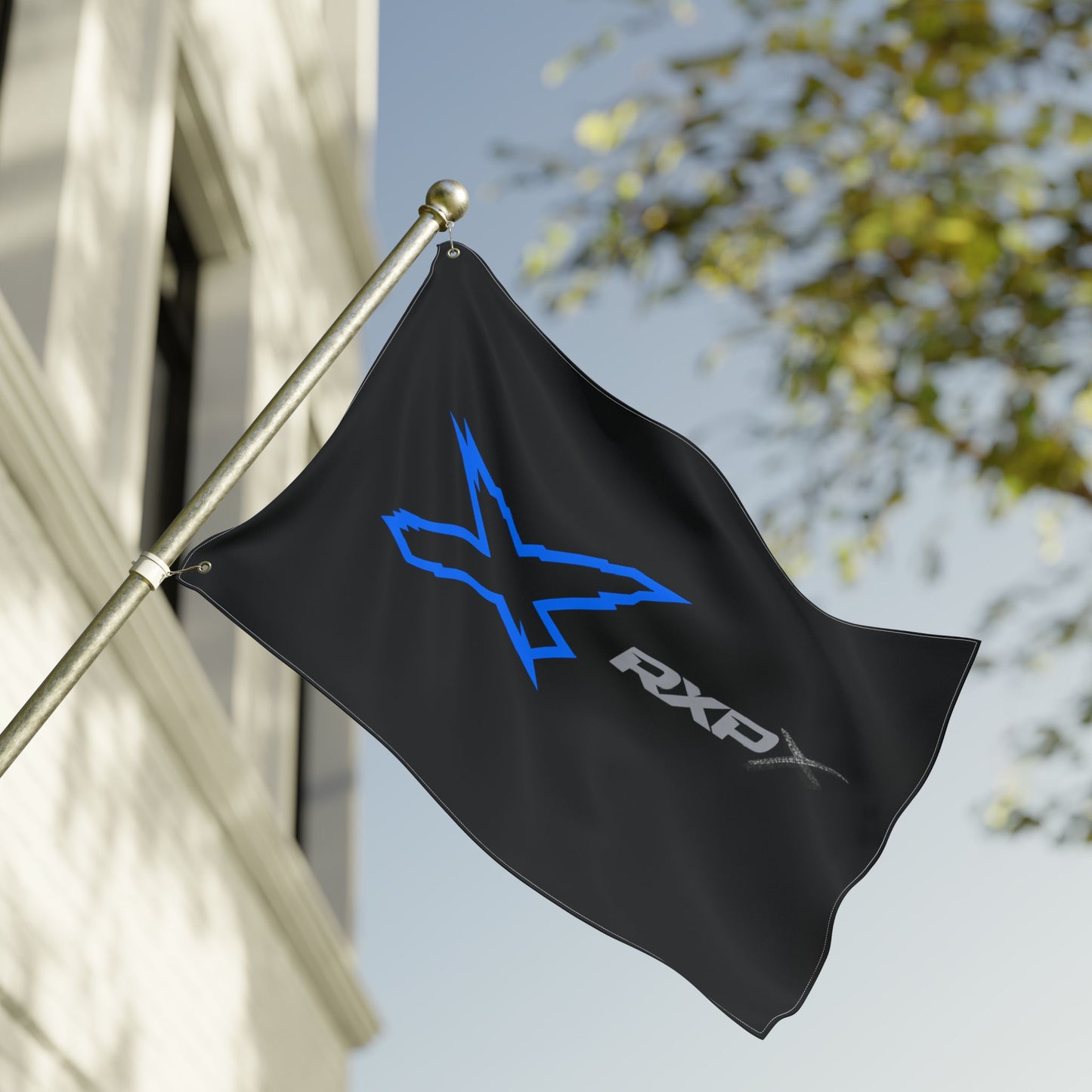 Sea‑Doo X-Team RXPX Performance Flag — Double‑Sided Gulfstream Blue Watersports Banner