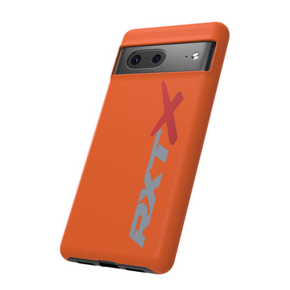 RXTX Tough Phone Case Protective Cover - iPhone Samsung Google Pixel Orange