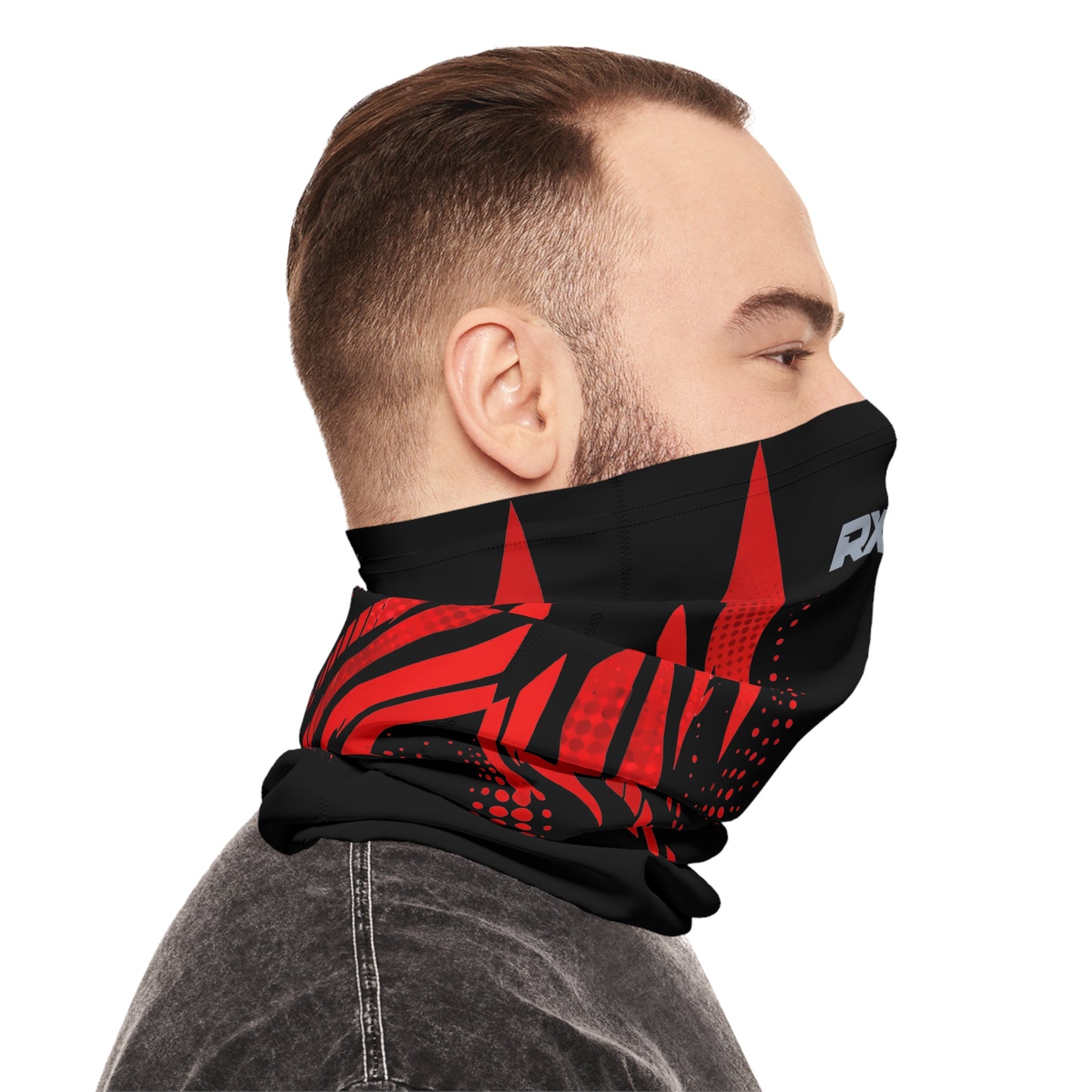 SeaDoo RXTX Racing Neck Gaiter — Red & Black Midweight Face Shield Mask