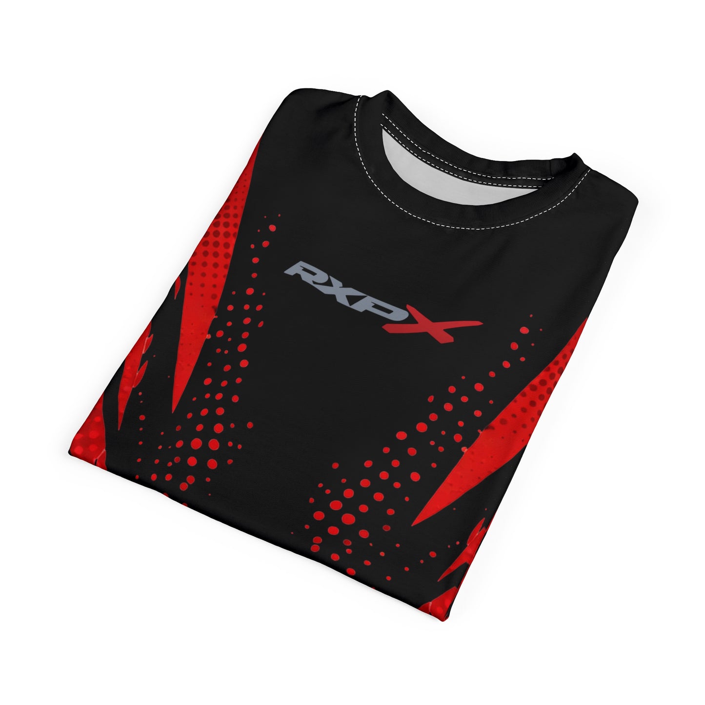 SeaDoo RXPX X-Team Cyber Racing Dri Fit Tee — Red & Black All-Over Print