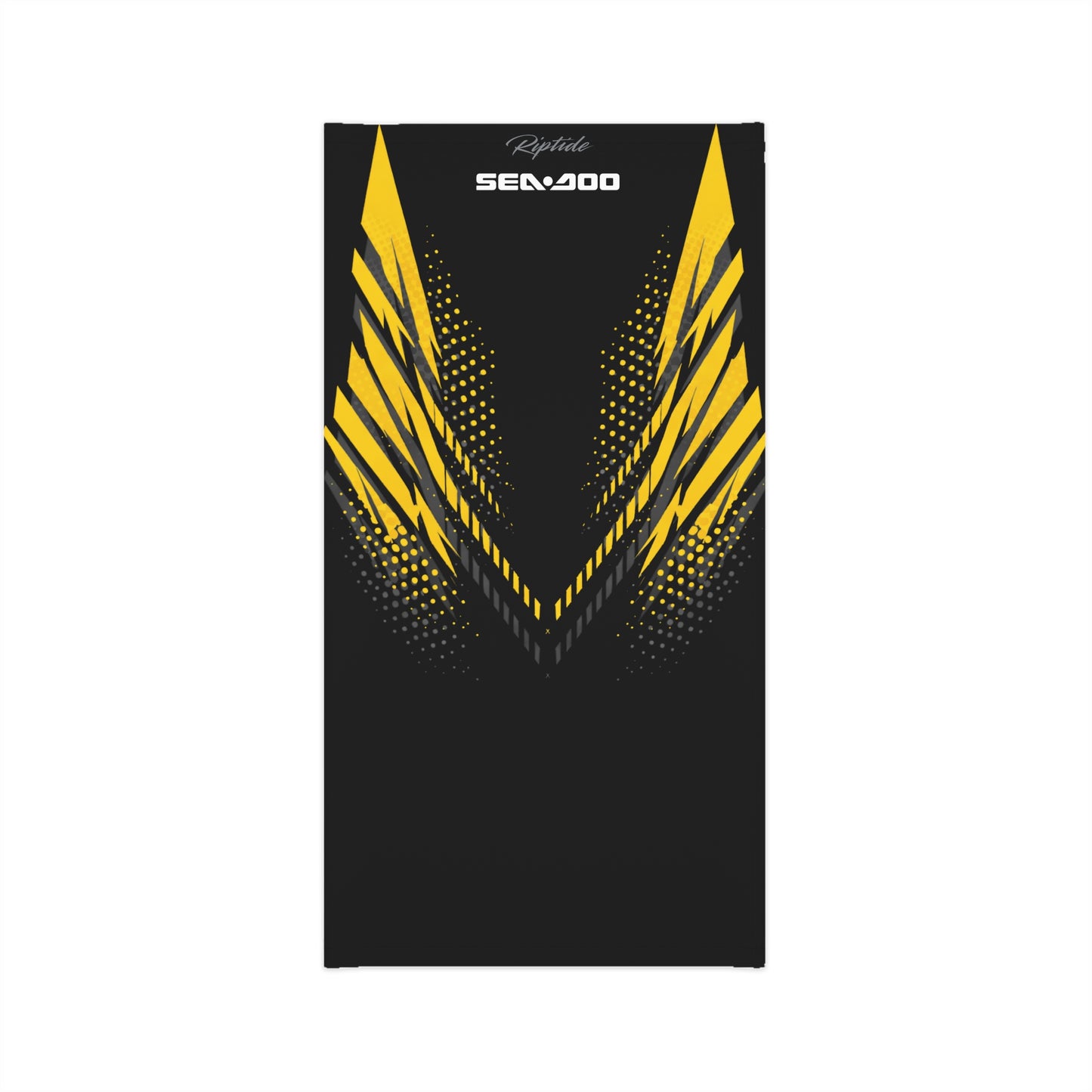 SeaDoo RXTX Racing Neck Gaiter — Millenium Yellow & Grey Midweight Face Shield Mask