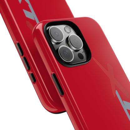 RXTX Tough Phone Case Protective Cover - iPhone Samsung Google Pixel Red