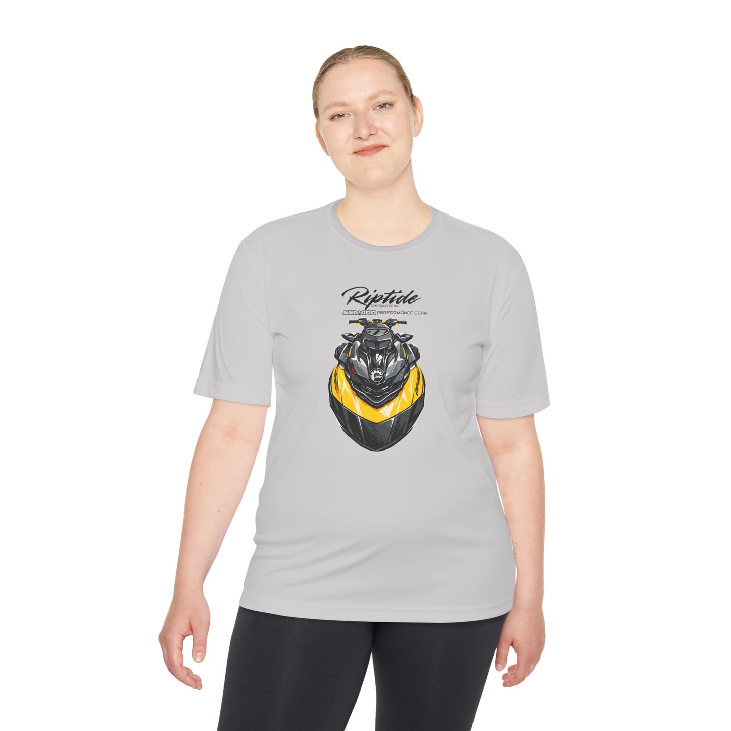 Riptide RXPX Millenium Yellow  Graphic Tee — Moisture-Wicking Performance Shirt