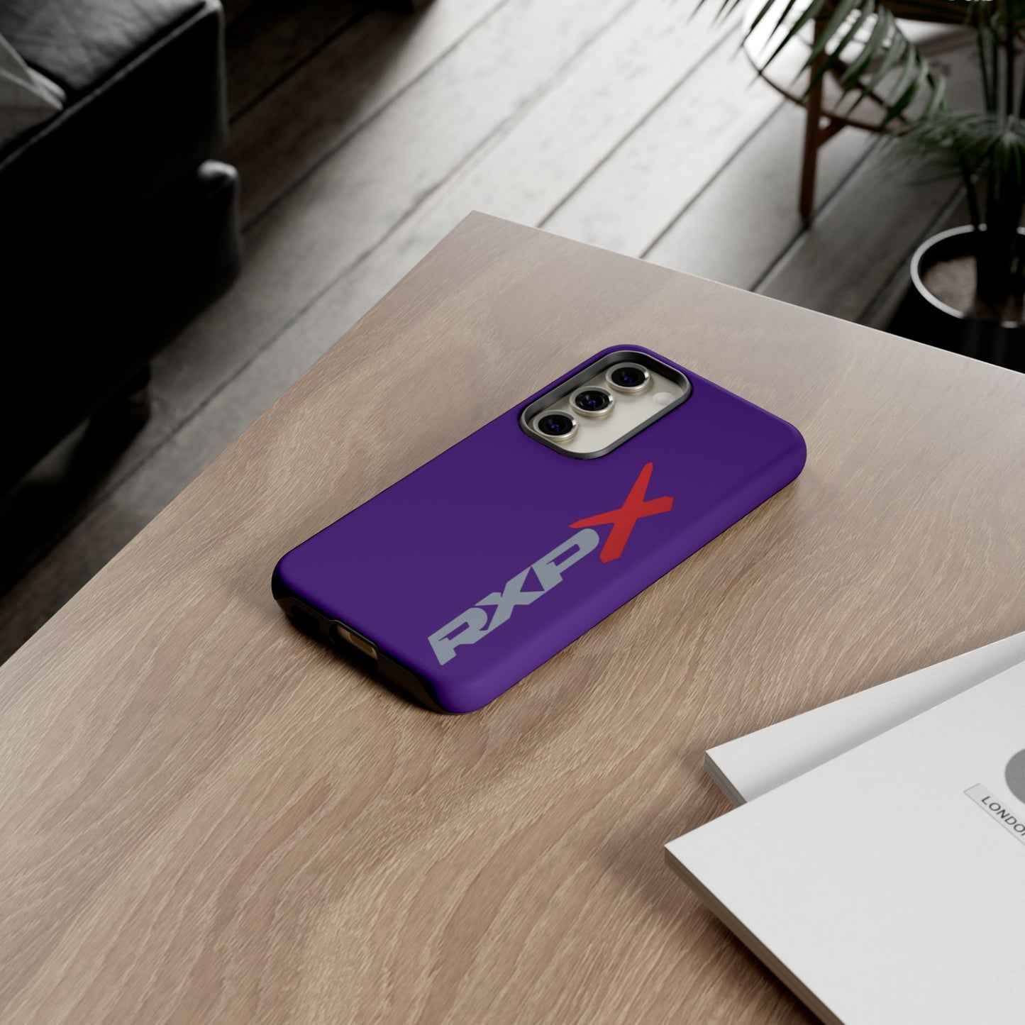 RXPX Tough Phone Case Protective Cover - iPhone Samsung Google Pixel - Purple