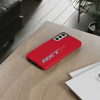RXTX Tough Phone Case Protective Cover - iPhone Samsung Google Pixel Red