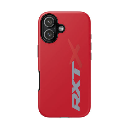 RXTX Tough Phone Case Protective Cover - iPhone Samsung Google Pixel Red