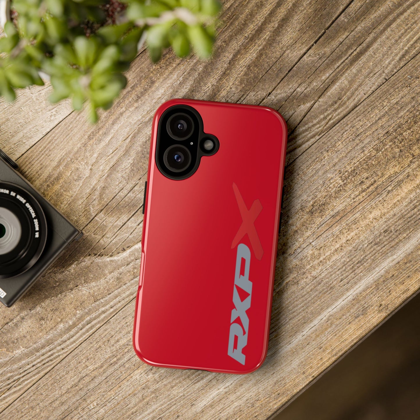 RXPX Tough Phone Case Protective Cover - iPhone Samsung Google Pixel - Red
