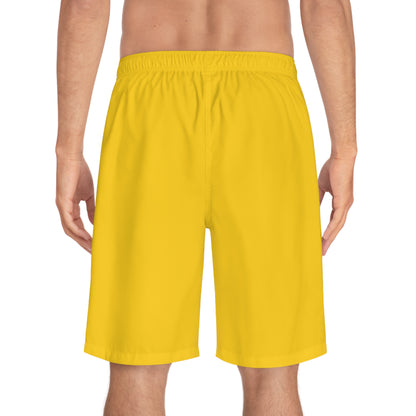 Men's X-Team Performance Board Shorts Loud— Millenium Yellow Beach Swim Trunks