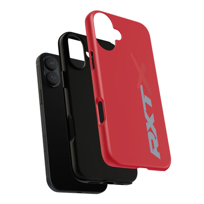 RXTX Tough Phone Case Protective Cover - iPhone Samsung Google Pixel Red