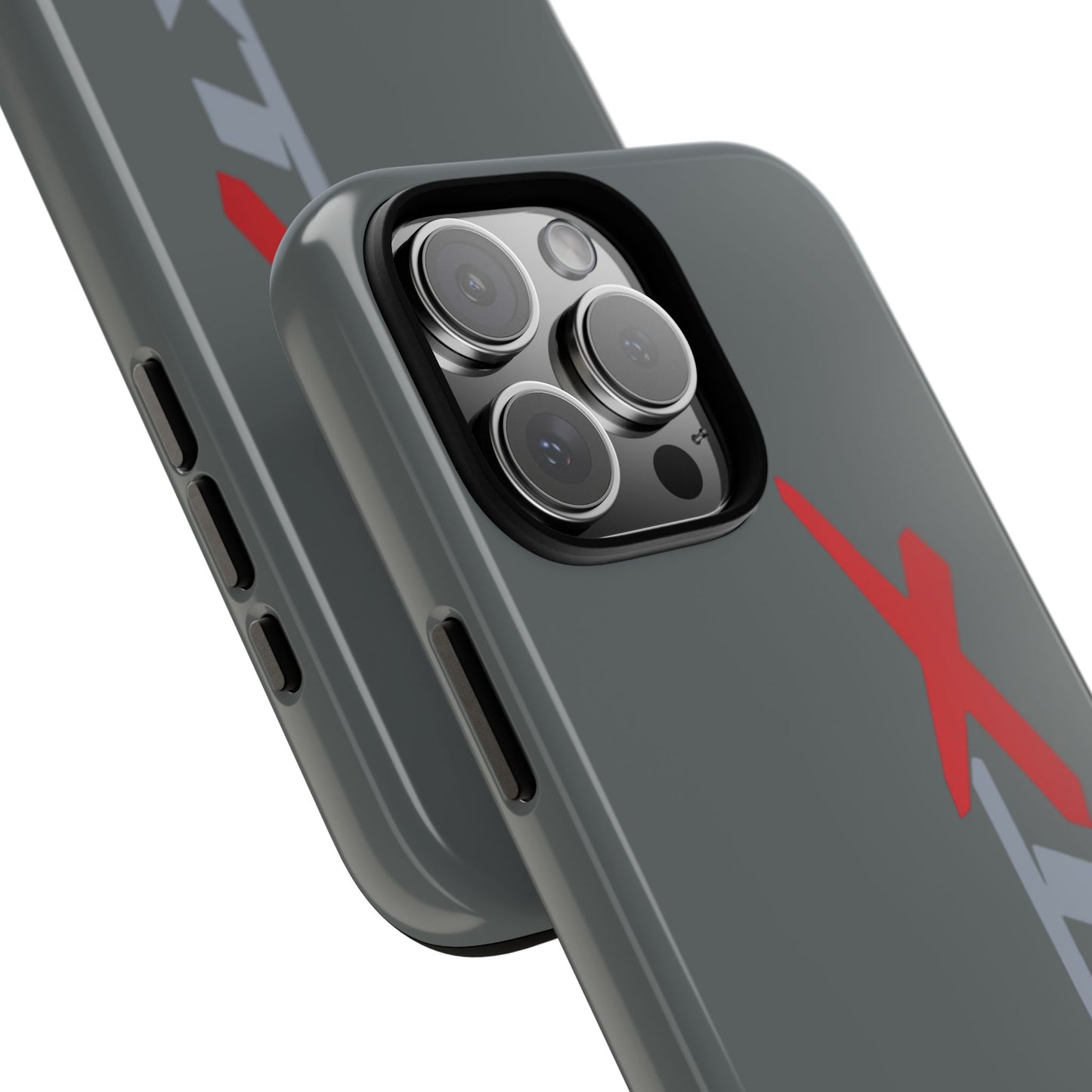 RXTX Tough Phone Case Protective Cover - iPhone Samsung Google Pixel -Dark Grey