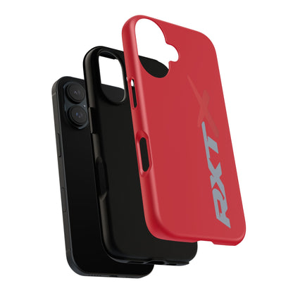 RXTX Tough Phone Case Protective Cover - iPhone Samsung Google Pixel Red