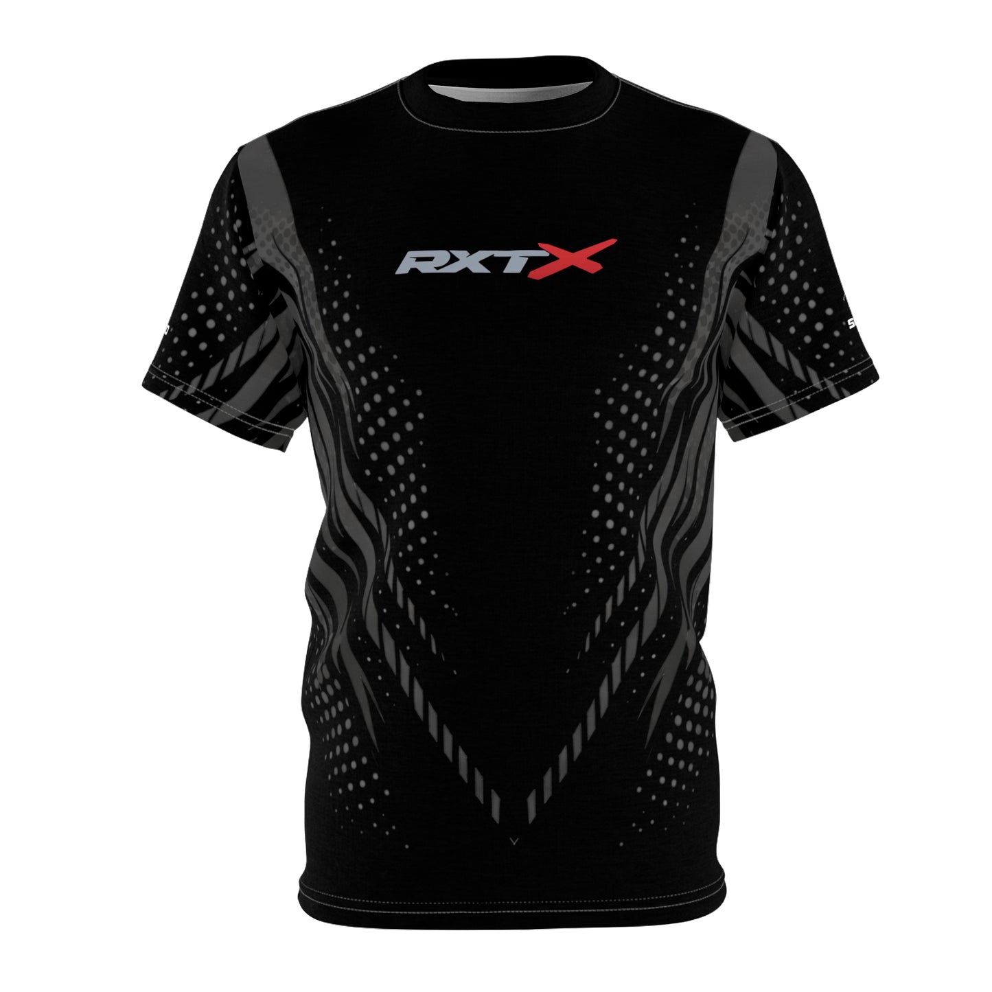SeaDoo RXTX X-Team Cyber Racing Dri Fit Tee — Grey & Black All-Over Print