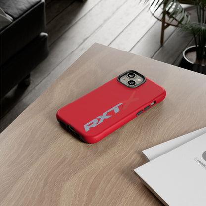 RXTX Tough Phone Case Protective Cover - iPhone Samsung Google Pixel Red