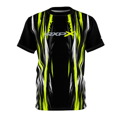 SeaDoo RXP-X Racing Graphic Tee — Manta Green & Black All-Over Print