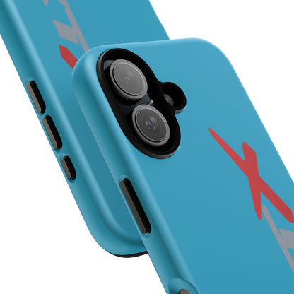 RXTX Tough Phone Case Protective Cover - iPhone Samsung Google Pixel Turquoise
