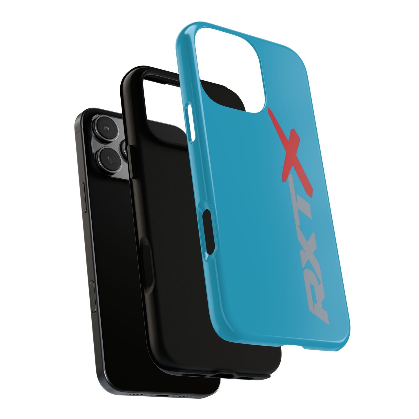 RXTX Tough Phone Case Protective Cover - iPhone Samsung Google Pixel Turquoise