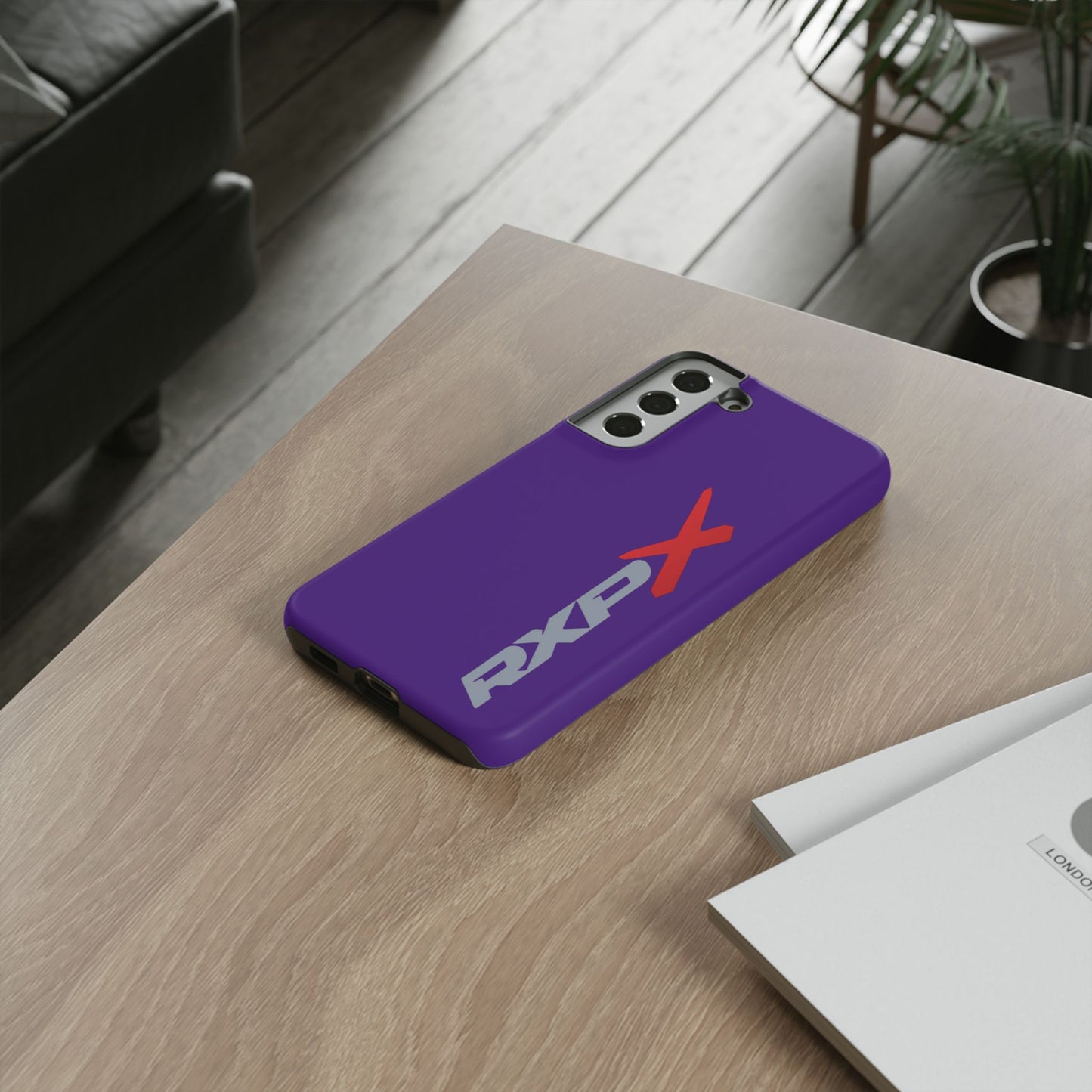 RXPX Tough Phone Case Protective Cover - iPhone Samsung Google Pixel - Purple