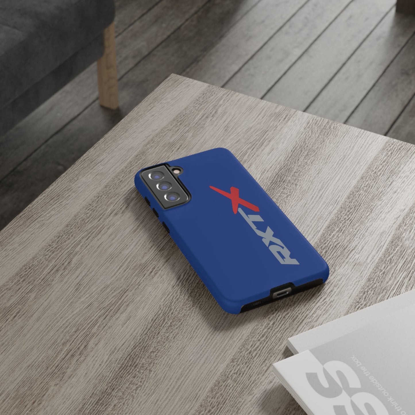 RXTX Tough Phone Case Protective Cover - iPhone Samsung Google Pixel Dark Blue