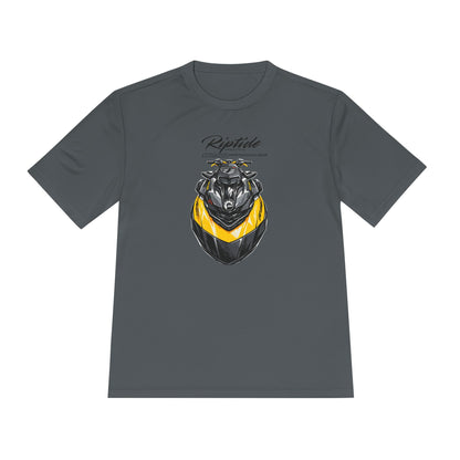 Riptide RXPX Millenium Yellow  Graphic Tee — Moisture-Wicking Performance Shirt