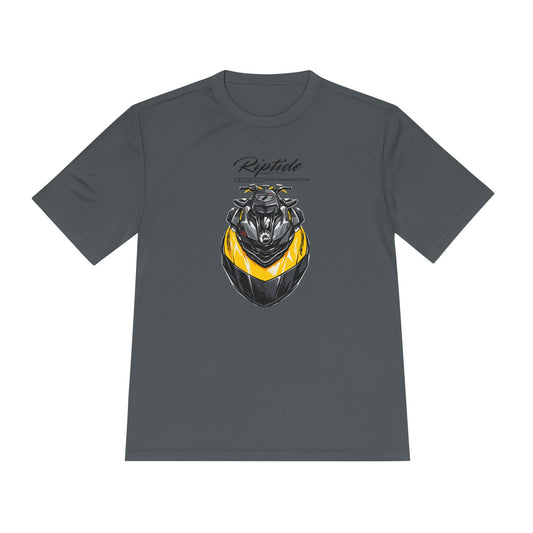 Riptide RXPX Millenium Yellow  Graphic Tee — Moisture-Wicking Performance Shirt