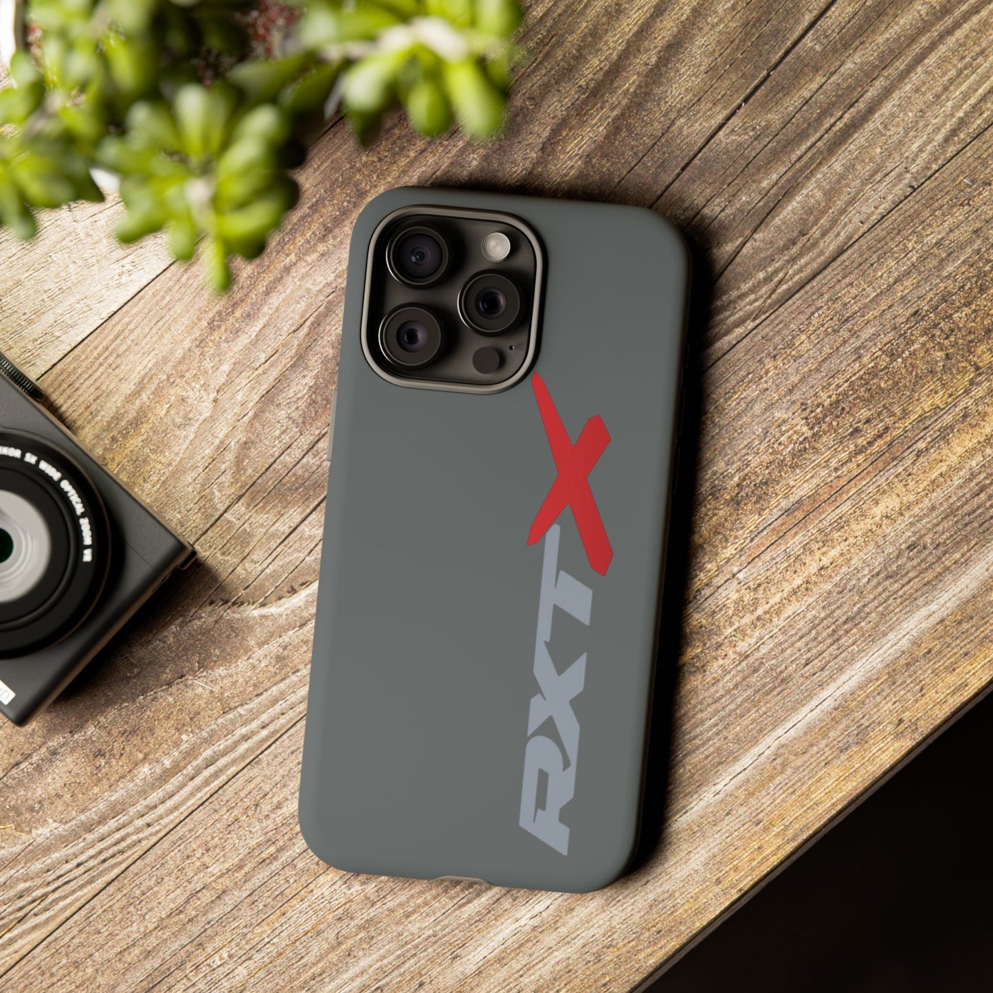 RXTX Tough Phone Case Protective Cover - iPhone Samsung Google Pixel -Dark Grey