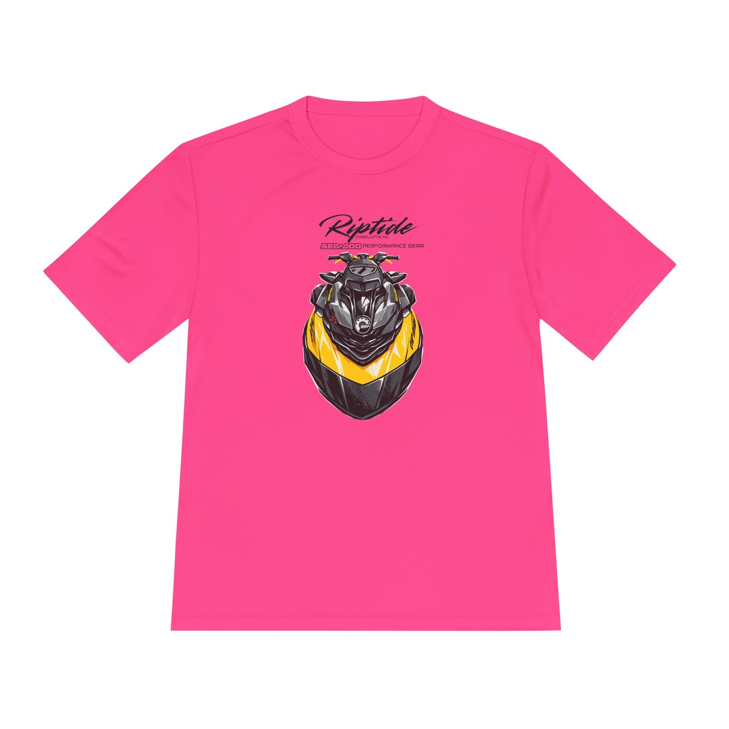 Riptide RXPX Millenium Yellow  Graphic Tee — Moisture-Wicking Performance Shirt