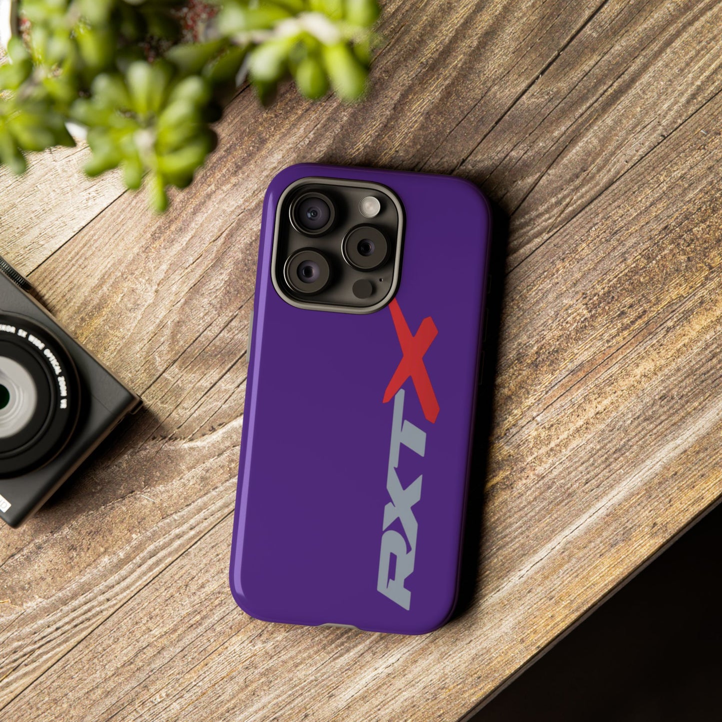 RXTX Tough Phone Case Protective Cover - iPhone Samsung Google Pixel Purple
