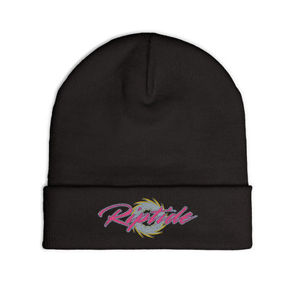 Riptide Knit Beanie — Embroidered Winter Hat