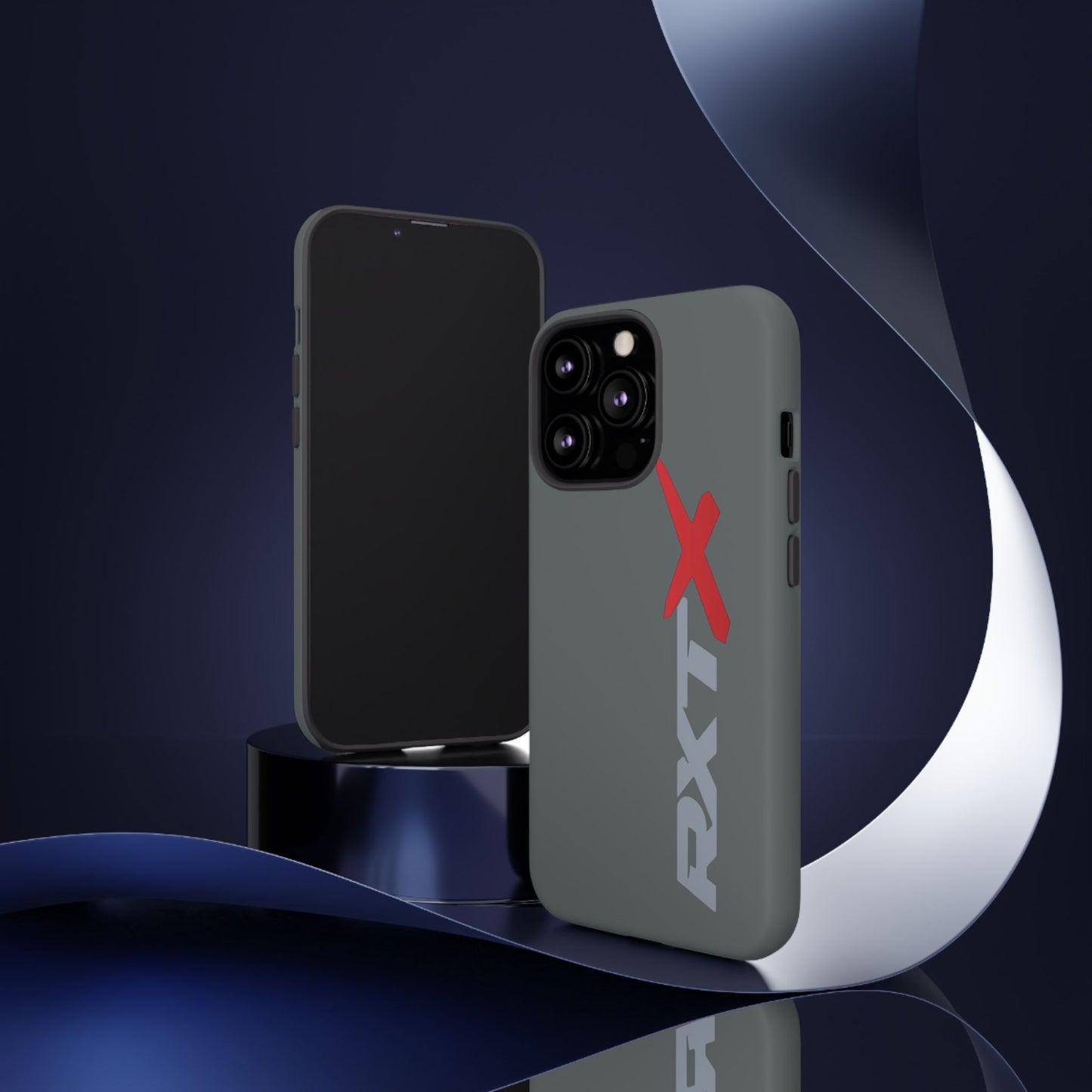 RXTX Tough Phone Case Protective Cover - iPhone Samsung Google Pixel -Dark Grey