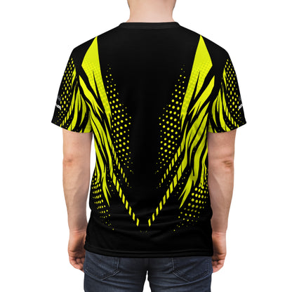 SeaDoo RXPX X-Team Cyber Racing Dri Fit Tee — Manta Green & Black All-Over Print
