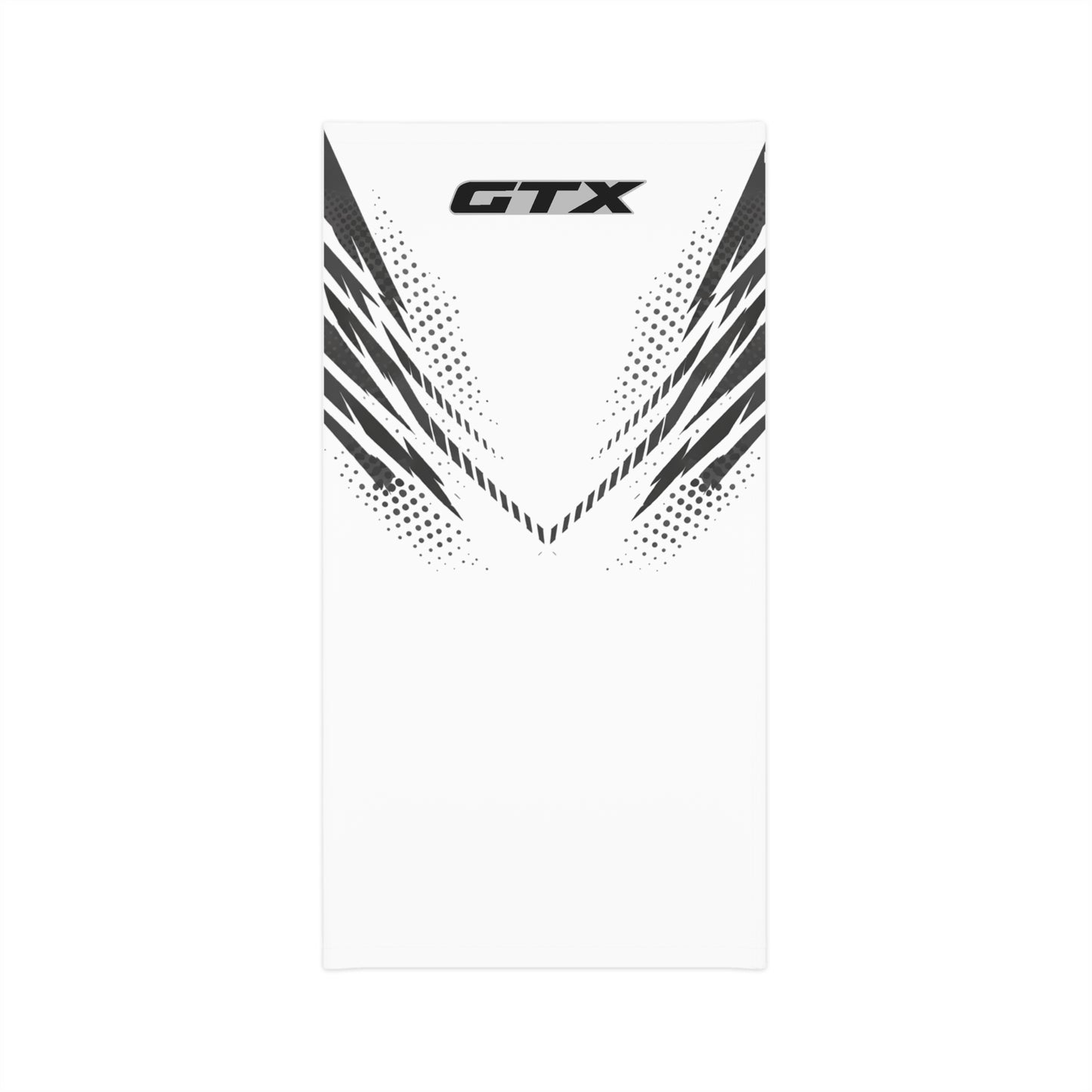 SeaDoo GTX Racing Neck Gaiter — Grey & White Midweight Face Shield Mask