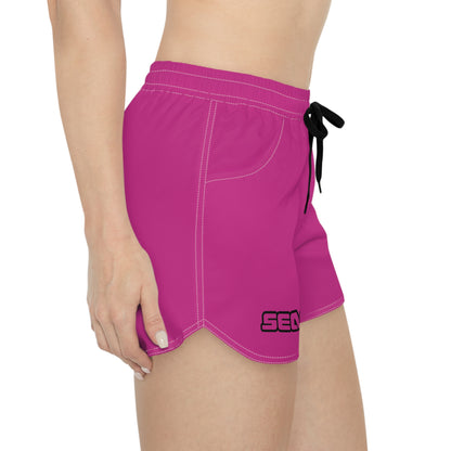SeaDoo Performance Swim Shorts Women's Beach Riding Shorts Pink