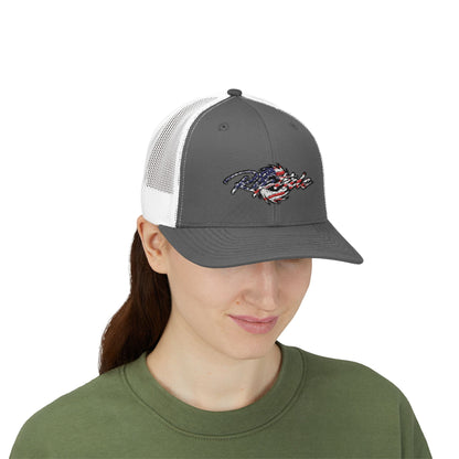 Riptide USA 250 Trucker Cap - American Flag Snapback Hat